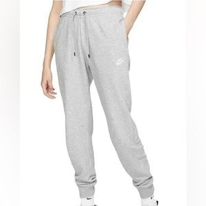 Nike Women’s Grey NSW Tight Fleece Varsity Sweatpants